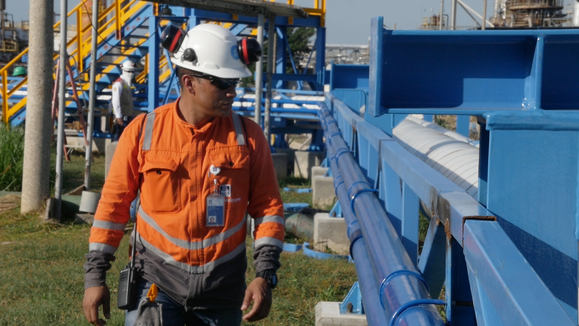 Trabajador Yara en Planta de Cartagena