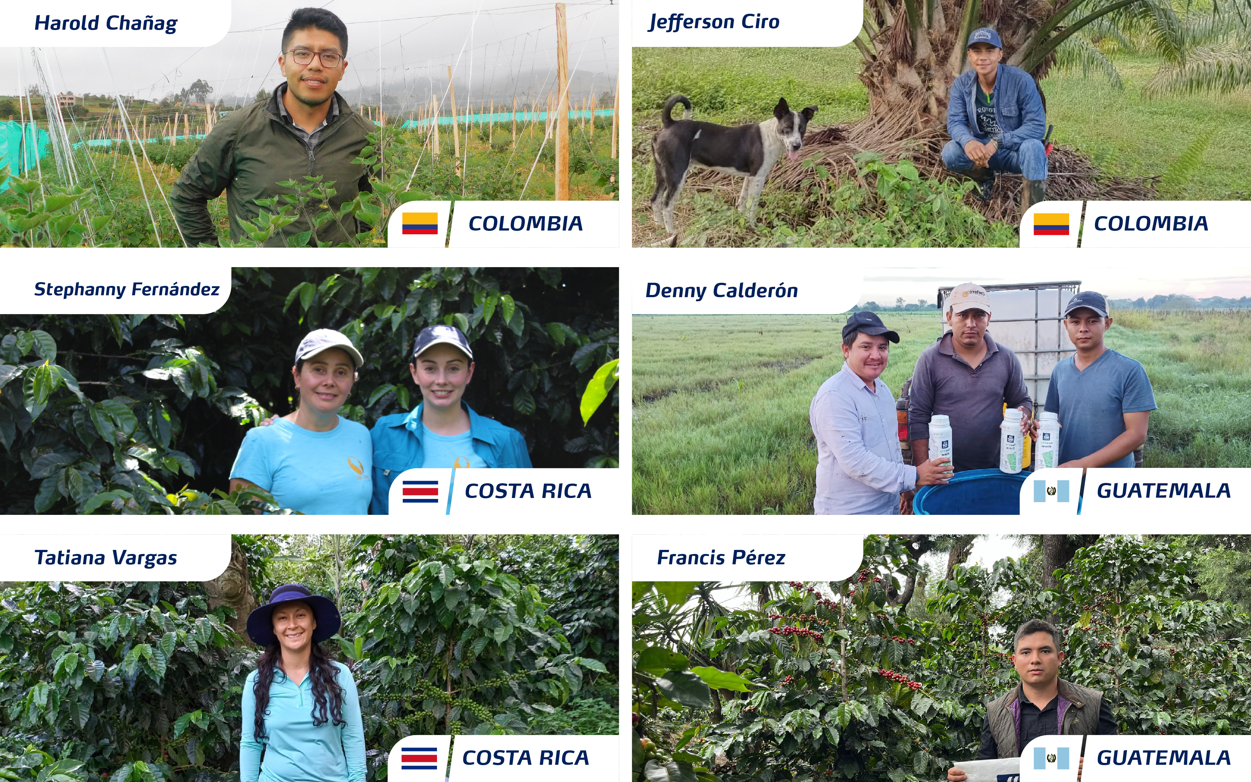 Algunos de los ganadores del ranking 35 menores de 35 de Yara